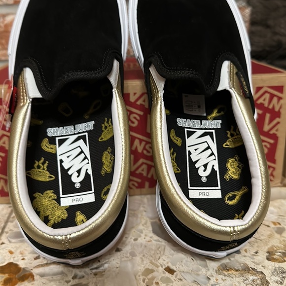 Vans Slip on Pro Shake Junt Black Gold - Picture 8 of 11